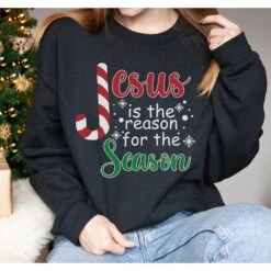 Jesus Sweatshirt, Christmas Jumper, Family Christmas Shirt, Nativity Shirt, Christian Christmas Shirt, Family Matching Christmas Sweater