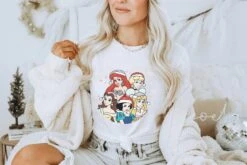 Disney Princess Retro Christmas Shirt, Disney Christmas Shirt, Cinderella Christmas Shirt, Disney Christmas Shirt, Princess Shirt