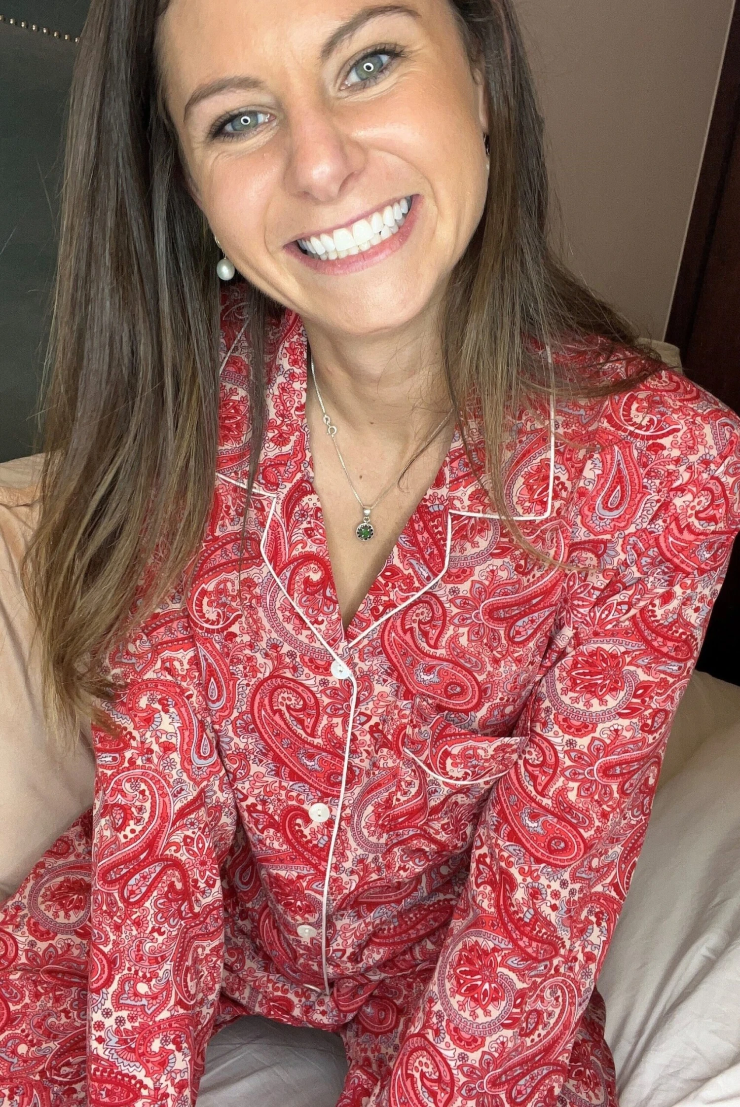 Handmade Silk Pyjamas, Pajamas Set, Winter Collection, Perfect Gift Idea For Christmas, For Her, Sleepwear For Women 4 Handmade Silk Pyjamas, Pajamas Set, Winter Collection, Perfect Gift Idea For Christmas, For Her, Sleepwear For Women - Image 2