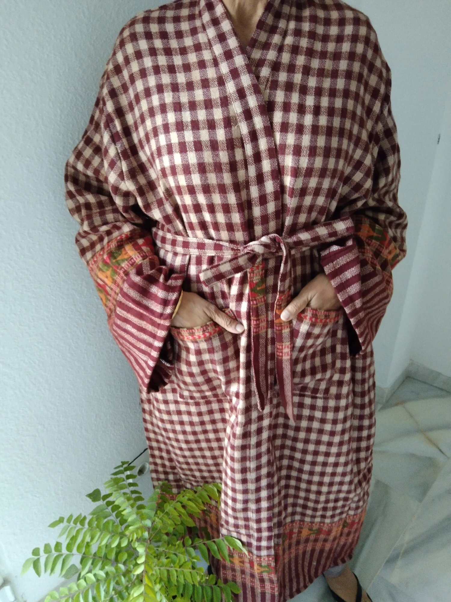Unisex Wool Blend Robe,woolen Robe, Loungewear,resort Wear,gifts For Her,gifts For Him, Christmas Gift,boho Robe 12 Unisex Wool Blend Robe,woolen Robe, Loungewear,resort Wear,gifts For Her,gifts For Him, Christmas Gift,boho Robe - Image 10