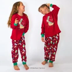 Christmas Matching Family Pajamas, Red Xmas Jammies, Holiday Family Pajamas, Secret Santa Gift, Christmas Family Pyjamas, Winter Pjs, Photo -Jewellery Paradise il fullxfull.4336677756 e6i5