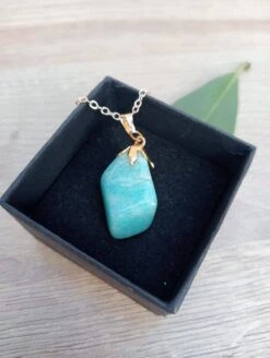 Natural Polished Amazonite Pendant, Cube Shaped Amazonite Pendant, Gold Plated Necklace, Perfect Gift For Christmas Or Birthday 11 Natural Polished Amazonite Pendant, Cube Shaped Amazonite Pendant, Gold Plated Necklace, Perfect Gift For Christmas Or Birthday -Jewellery Paradise il fullxfull.4336716994 k580