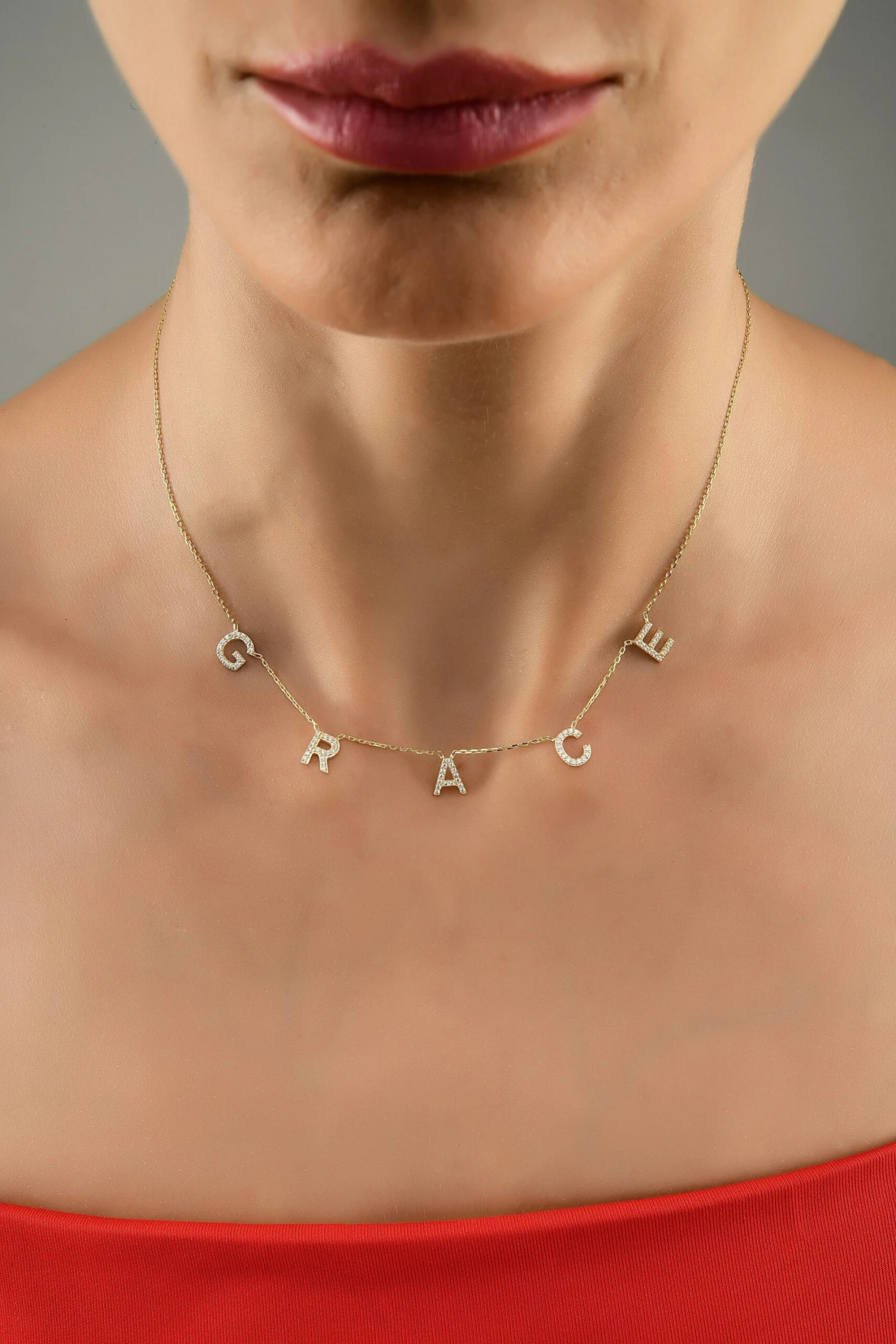 Pave Initial Necklace,Personalised 14K Gold Plated Initial Necklace,Christmas Gift Her,Valentine’s Day Gift,Mothers Day Gift,Birthday Gift 9 Pave Initial Necklace,Personalised 14K Gold Plated Initial Necklace,Christmas Gift Her,Valentine’s Day Gift,Mothers Day Gift,Birthday Gift - Image 7