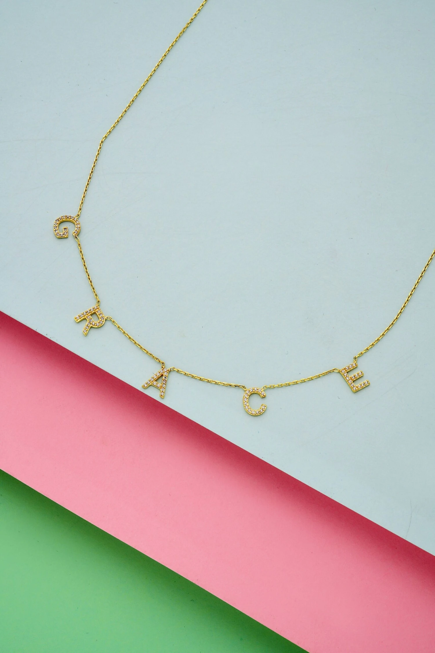 Pave Initial Necklace,Personalised 14K Gold Plated Initial Necklace,Christmas Gift Her,Valentine’s Day Gift,Mothers Day Gift,Birthday Gift 11 Pave Initial Necklace,Personalised 14K Gold Plated Initial Necklace,Christmas Gift Her,Valentine’s Day Gift,Mothers Day Gift,Birthday Gift - Image 9