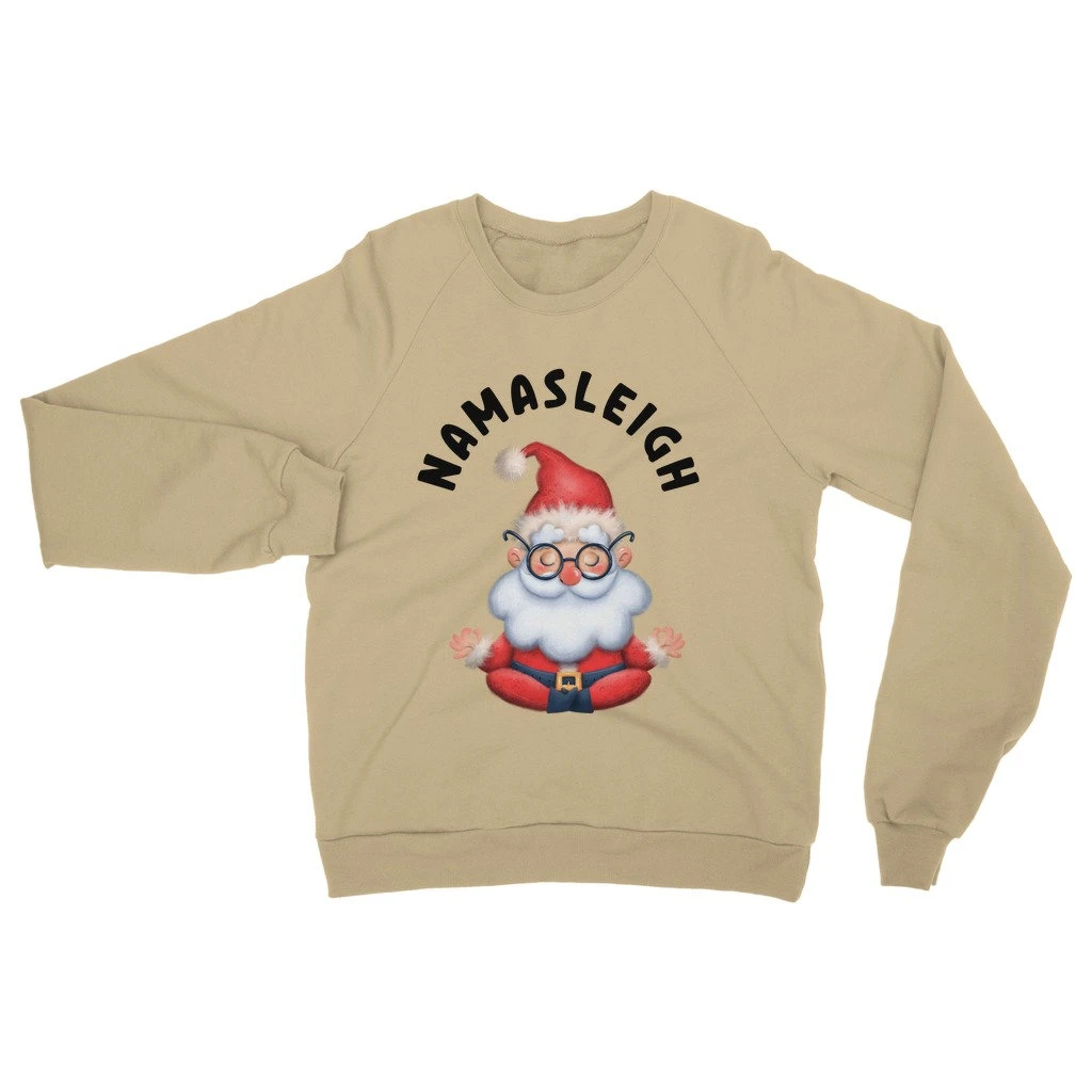 Namasleigh Sweatshirt, Yoga Santa Women's Christmas Jumper, Santa Sweatshirt, Xmas Sweatshirt, Christmas Yoga Shirt, Namaste Santa Jumper 7 Namasleigh Sweatshirt, Yoga Santa Women's Christmas Jumper, Santa Sweatshirt, Xmas Sweatshirt, Christmas Yoga Shirt, Namaste Santa Jumper - Image 5