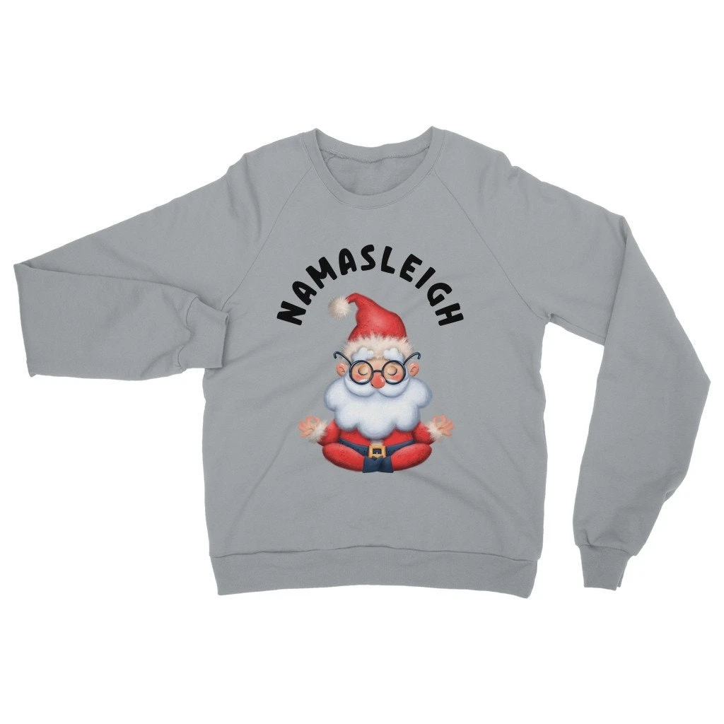 Namasleigh Sweatshirt, Yoga Santa Women's Christmas Jumper, Santa Sweatshirt, Xmas Sweatshirt, Christmas Yoga Shirt, Namaste Santa Jumper 6 Namasleigh Sweatshirt, Yoga Santa Women's Christmas Jumper, Santa Sweatshirt, Xmas Sweatshirt, Christmas Yoga Shirt, Namaste Santa Jumper - Image 4