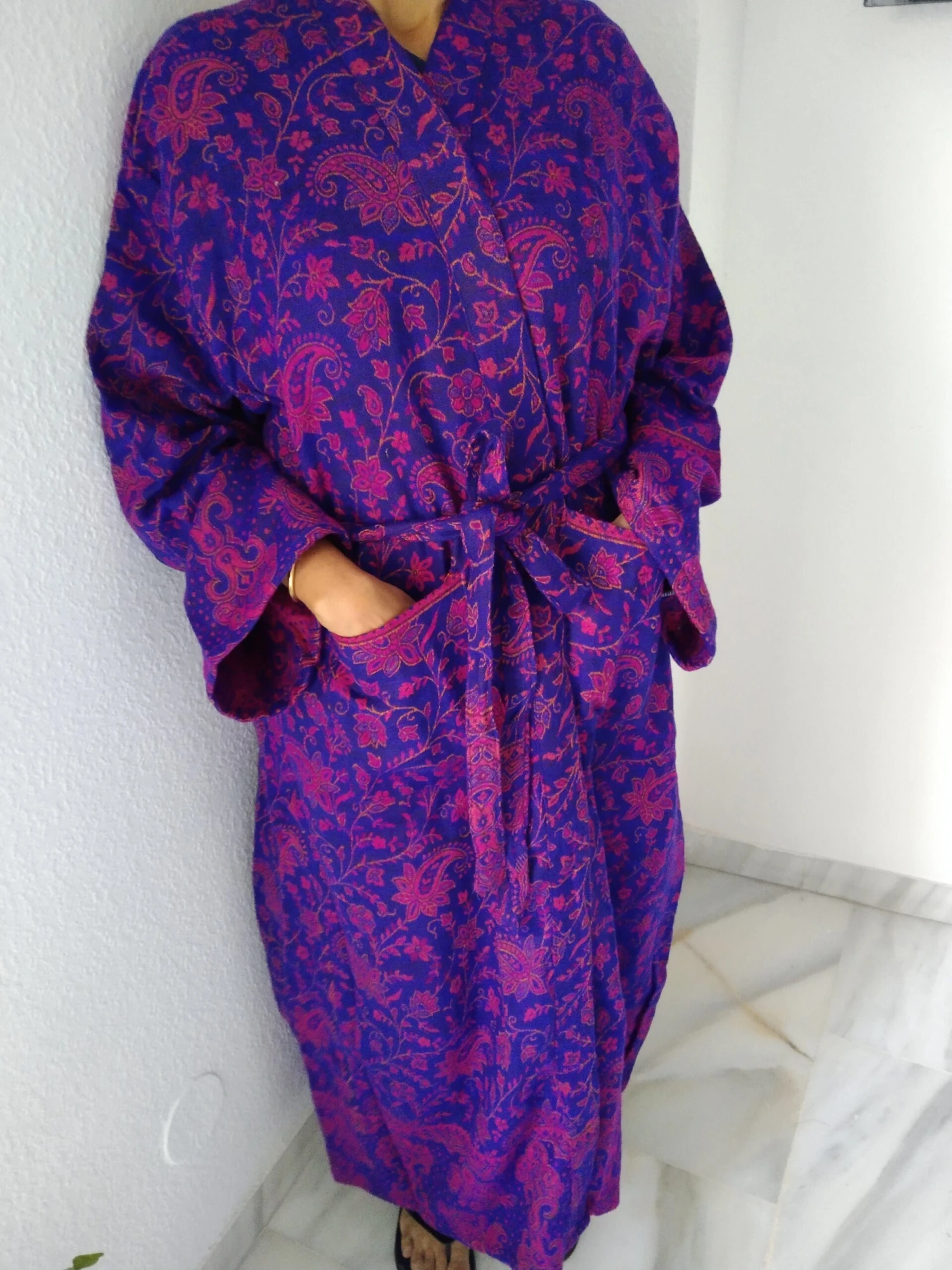 Unisex Robe,wool Robe,boho Robe, Loungewear, Resort Wear,mens Robes, Christmas Gift,gifts For Her,gifts For Him 11 Unisex Robe,wool Robe,boho Robe, Loungewear, Resort Wear,mens Robes, Christmas Gift,gifts For Her,gifts For Him - Image 9