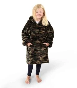 Personalised Oversized Hooded Blanket Kids & Adults, Fleece Gown, Cosy Hoodie Blanket, Snug Hoodie, Christmas Secret Santa Gift, Loungewear -Jewellery Paradise il fullxfull.4339015319 gjp8