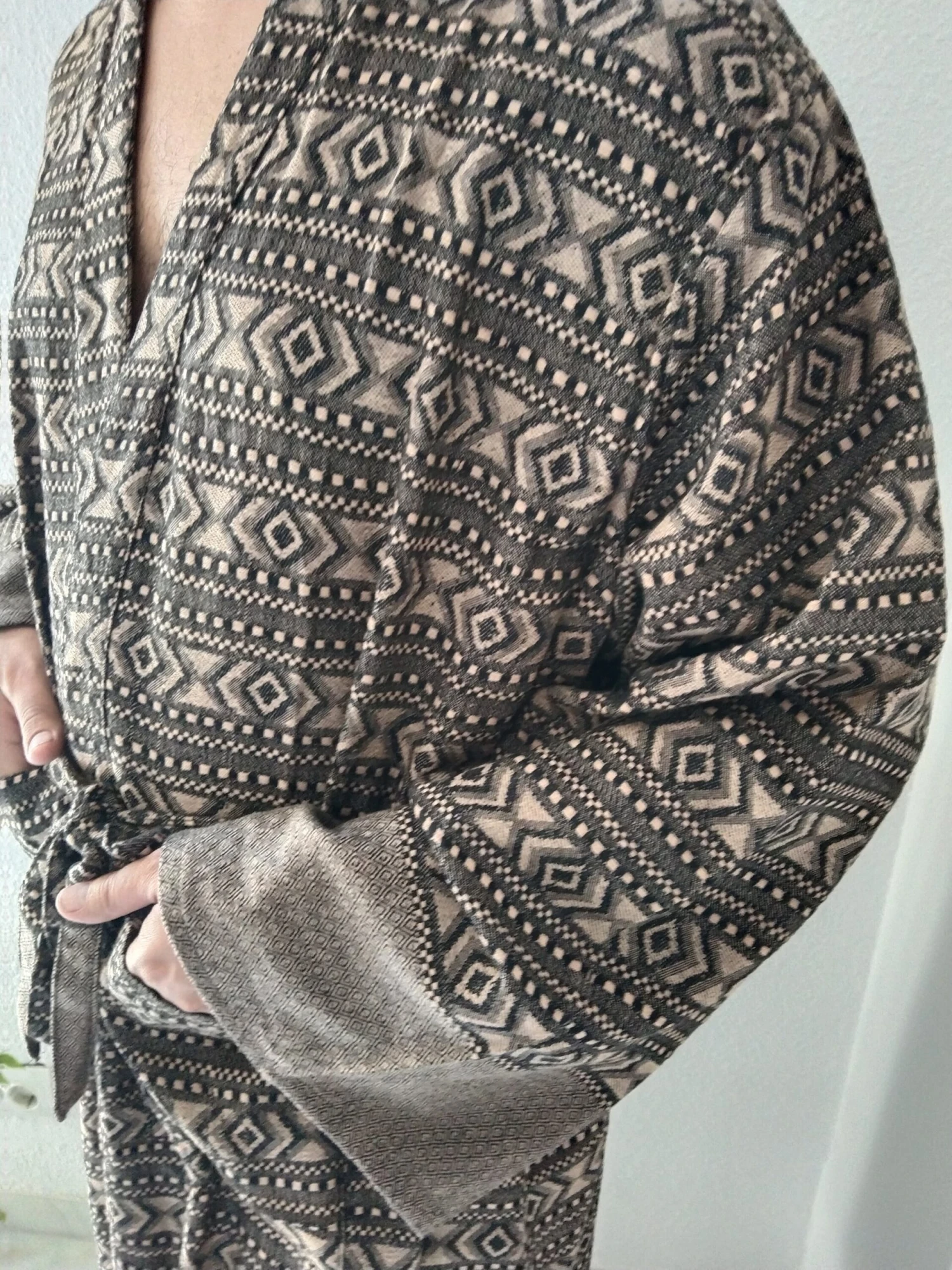 Unisex Robe,woolen Robe,winter Robe, Loungewear, Resort Wear, Christmas Gift,gifts For Her,Gifts For Him,boho Robe 9 Unisex Robe,woolen Robe,winter Robe, Loungewear, Resort Wear, Christmas Gift,gifts For Her,Gifts For Him,boho Robe - Image 7