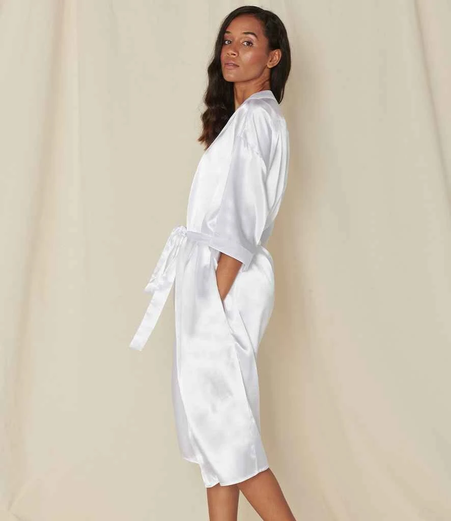 Ladies Premium Quality Satin Night Suit Robe Personalised Name Print Bridesmaid Bridal Shower, Christmas Gift, Christmas Pjs, Wedding Gift 7 Ladies Premium Quality Satin Night Suit Robe Personalised Name Print Bridesmaid Bridal Shower, Christmas Gift, Christmas Pjs, Wedding Gift - Image 5