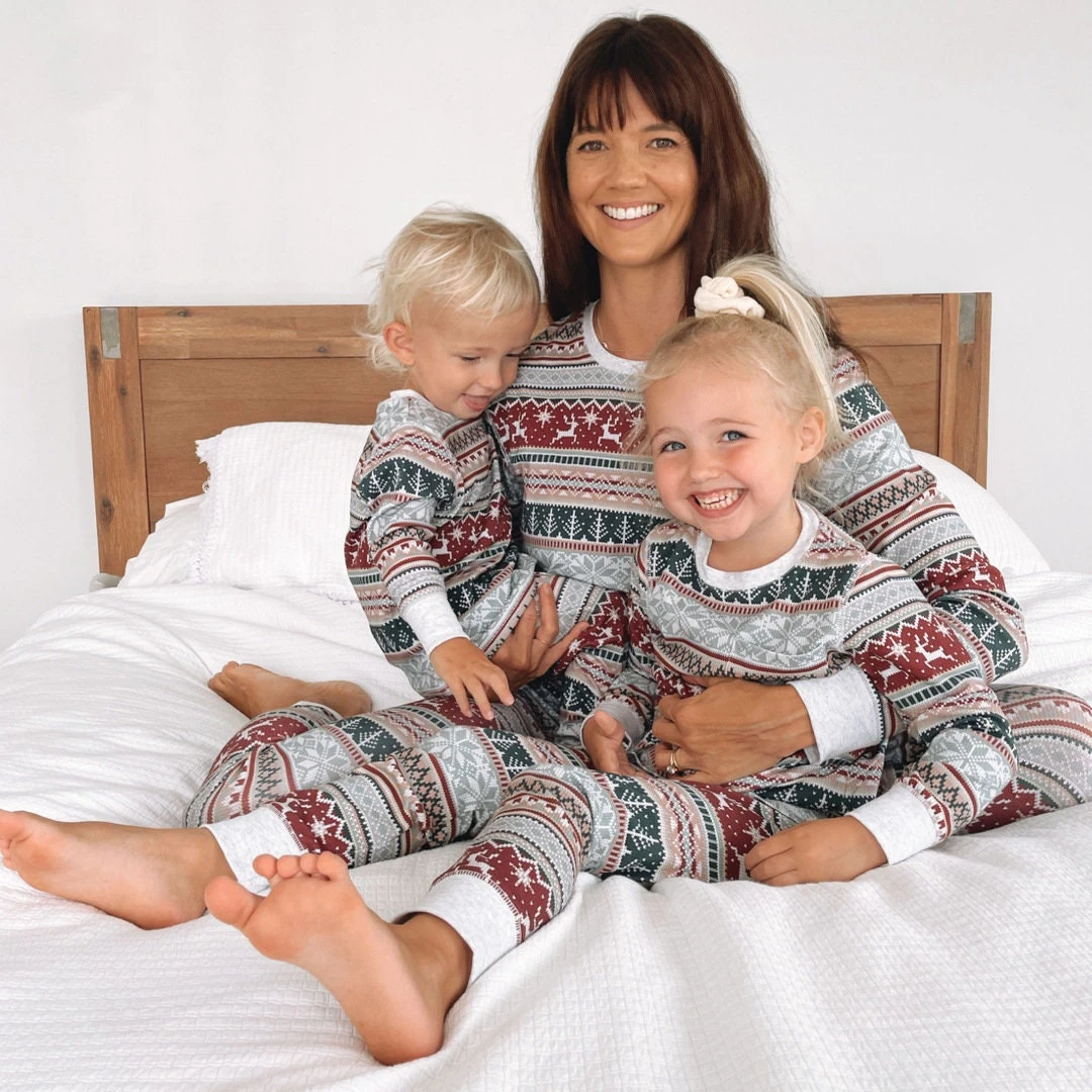 2023 Christmas Matching Family Pyjamas Set With Pet, Couples Pajamas, His And Hers, Parent And Child, Baby First Christmas, Dog Xmas Eve 4 2023 Christmas Matching Family Pyjamas Set With Pet, Couples Pajamas, His And Hers, Parent And Child, Baby First Christmas, Dog Xmas Eve - Image 2