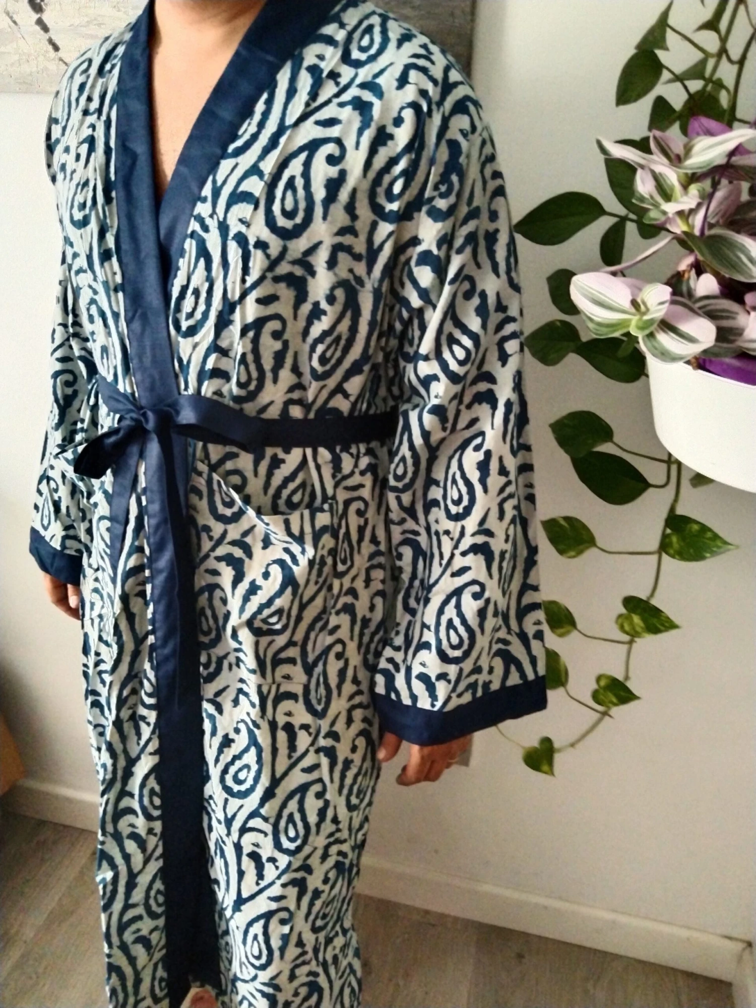 Unisex Robes,Men's Robes,resort Wear, Loungewear,gifts For Him,gifts For Her, Christmas Gift,organic Robe,boho Robe 5 Unisex Robes,Men's Robes,resort Wear, Loungewear,gifts For Him,gifts For Her, Christmas Gift,organic Robe,boho Robe - Image 3