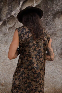 Sleeveless Mens Silk Kimono ~ Shiva Sun Silk Kimono For Men ~ Silk Pajama Robe For Men ~ Party Long Kimono~ Perfect Christmas Gift For Him -Jewellery Paradise il fullxfull.4348913056 ruqt