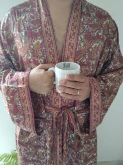 Unisex Robe,mens Silk Blend Robe, Loungewear, Resort Wear,boho Robe,spa Robe, Christmas Gift, -Jewellery Paradise il fullxfull.4350917676 jxcg