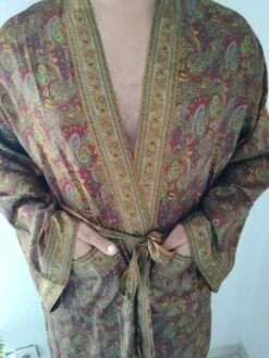 Unisex Robe,mens Silk Blend Robe, Resort Wear, Loungewear,boho Robe,swim Cover Up, Christmas Gift -Jewellery Paradise il fullxfull.4350964422 r3yd