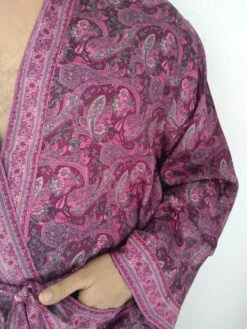 Unisex Robe,mens Silk Blend Robe, Loungewear,resort Wear,spa Robe,swim Cover Up,gifts For Him, Christmas Gift -Jewellery Paradise il fullxfull.4350989980 bz35