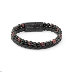 Personalised Men's Tigers Eye Leather And Bead Bracelet, Men's Jewellery, Gifts For Him, Birthday Gifts, Christmas Gifts, Valentine's Day 11 Personalised Men's Tigers Eye Leather And Bead Bracelet, Men's Jewellery, Gifts For Him, Birthday Gifts, Christmas Gifts, Valentine's Day -Jewellery Paradise il fullxfull.4352611560 dfei