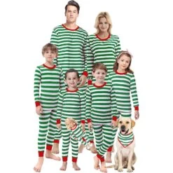Christmas Family Pyjamas Set Dog Cat, Festive Sleepwear, Holiday Pjs, Xmas Outfits, His And Hers, Couples Matching Pajamas, Xmas Family Gift -Jewellery Paradise il fullxfull.4353556928 k3x7