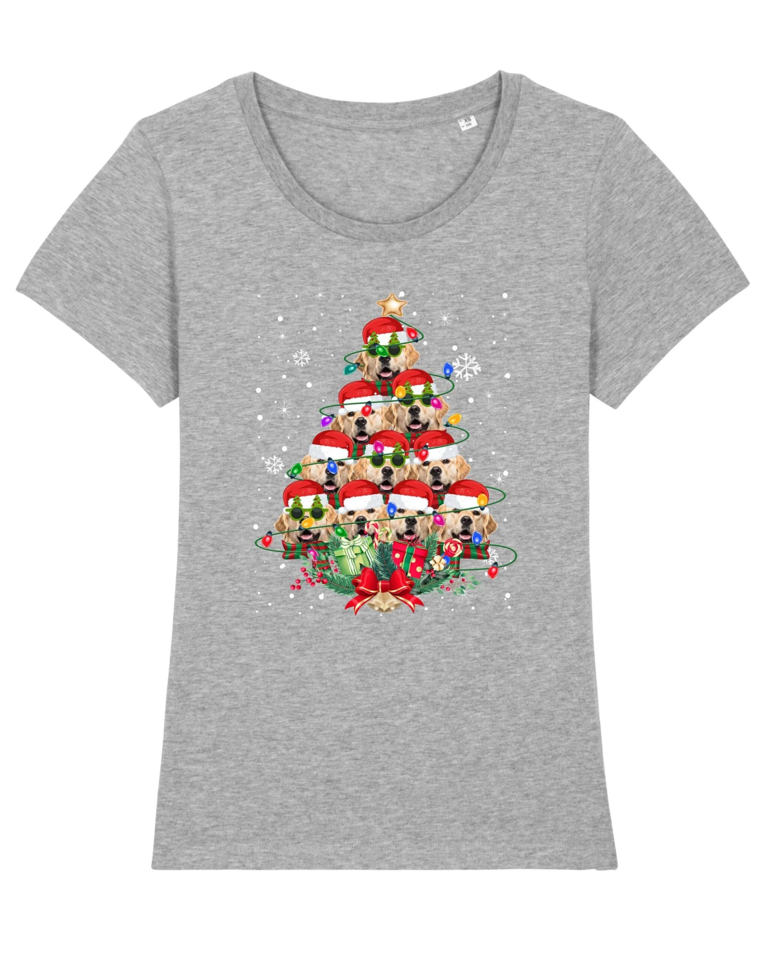 Golden Retriever Gifts Xmas Christmas Mens Womens Kids TShirt Tee T-Shirt Tree Santa Lover 6 Golden Retriever Gifts Xmas Christmas Mens Womens Kids TShirt Tee T-Shirt Tree Santa Lover - Image 4