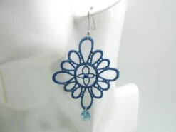 Big Navy Earrings, Christmas Gift, Gift For Her 10 Big Navy Earrings, Christmas Gift, Gift For Her -Jewellery Paradise il fullxfull.4357012502 911d