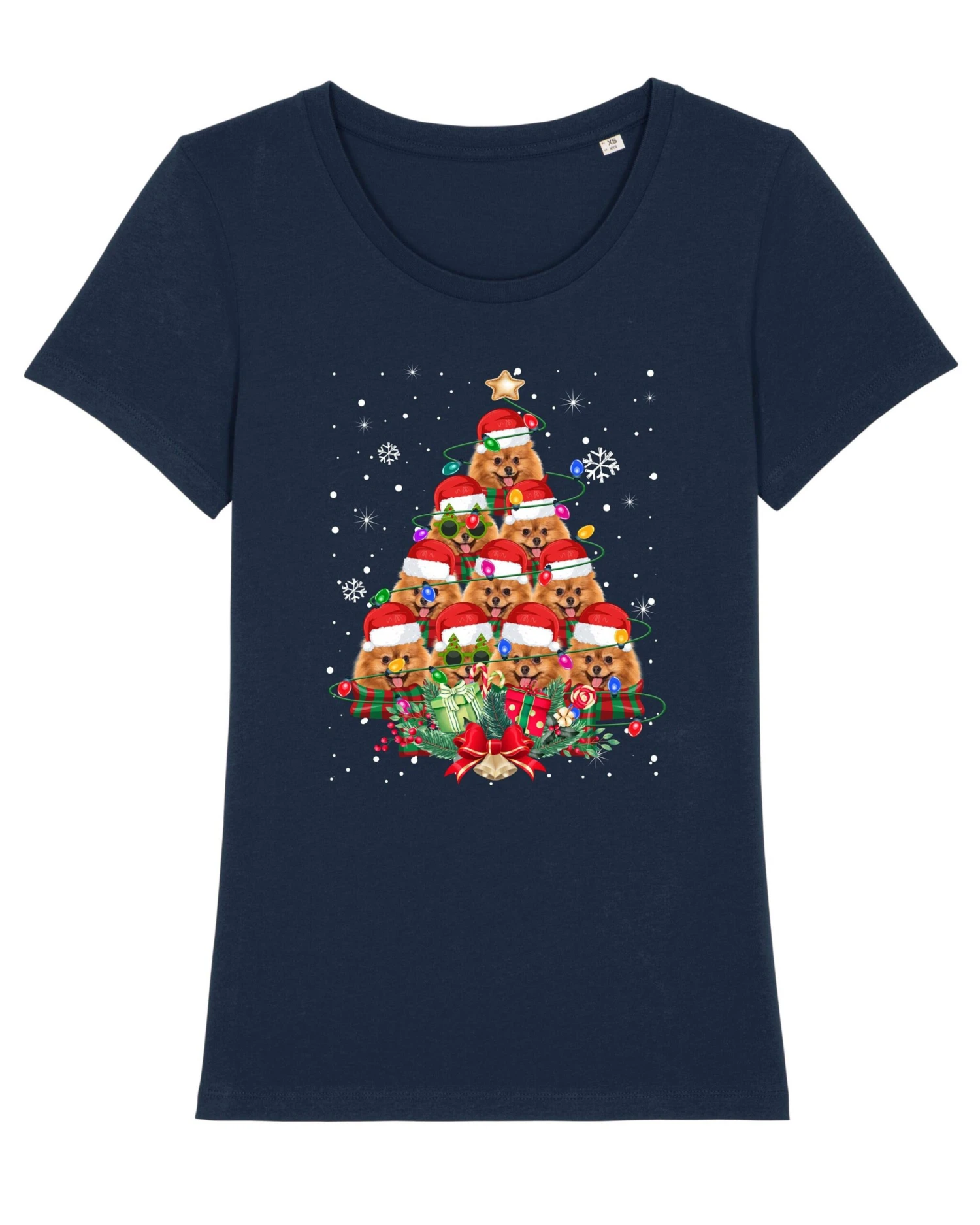 Pomeranian Dog Gifts Xmas Christmas Mens Womens Kids TShirt Tee T-Shirt Tree Santa Lover 11 Pomeranian Dog Gifts Xmas Christmas Mens Womens Kids TShirt Tee T-Shirt Tree Santa Lover - Image 9