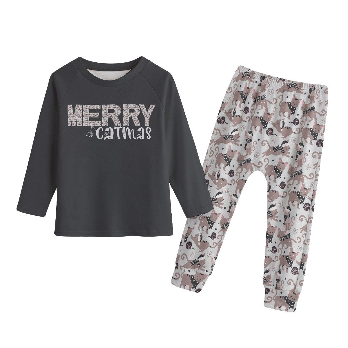 Matching Family Christmas Pajamas, Merry Catmas Pajamas, Cat Lovers Jammies, Cat Lovers Pajamas, Christmas Pajamas, Cat Lady Pajamas 6 Matching Family Christmas Pajamas, Merry Catmas Pajamas, Cat Lovers Jammies, Cat Lovers Pajamas, Christmas Pajamas, Cat Lady Pajamas - Image 5