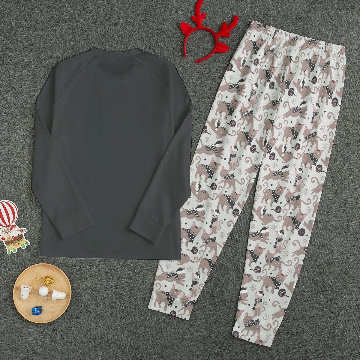 Matching Family Christmas Pajamas, Merry Catmas Pajamas, Cat Lovers Jammies, Cat Lovers Pajamas, Christmas Pajamas, Cat Lady Pajamas 3 Matching Family Christmas Pajamas, Merry Catmas Pajamas, Cat Lovers Jammies, Cat Lovers Pajamas, Christmas Pajamas, Cat Lady Pajamas - Image 2