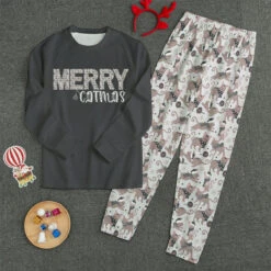 Matching Family Christmas Pajamas, Merry Catmas Pajamas, Cat Lovers Jammies, Cat Lovers Pajamas, Christmas Pajamas, Cat Lady Pajamas