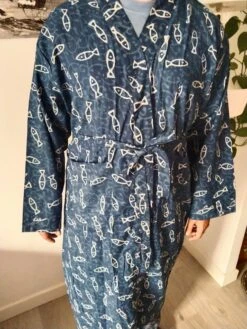 Plus UnisexMediterranean Robe,Mens Robes,indigo Robes,organic Robes,cotton Robe,block Print Robe ,gifts For Him, Christmas Gift,boho Robe -Jewellery Paradise il fullxfull.4359145007 8l86