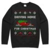 Formula Racing Driving Home For Christmas Jumper Sweater Sweatshirt Sainz Lando Max