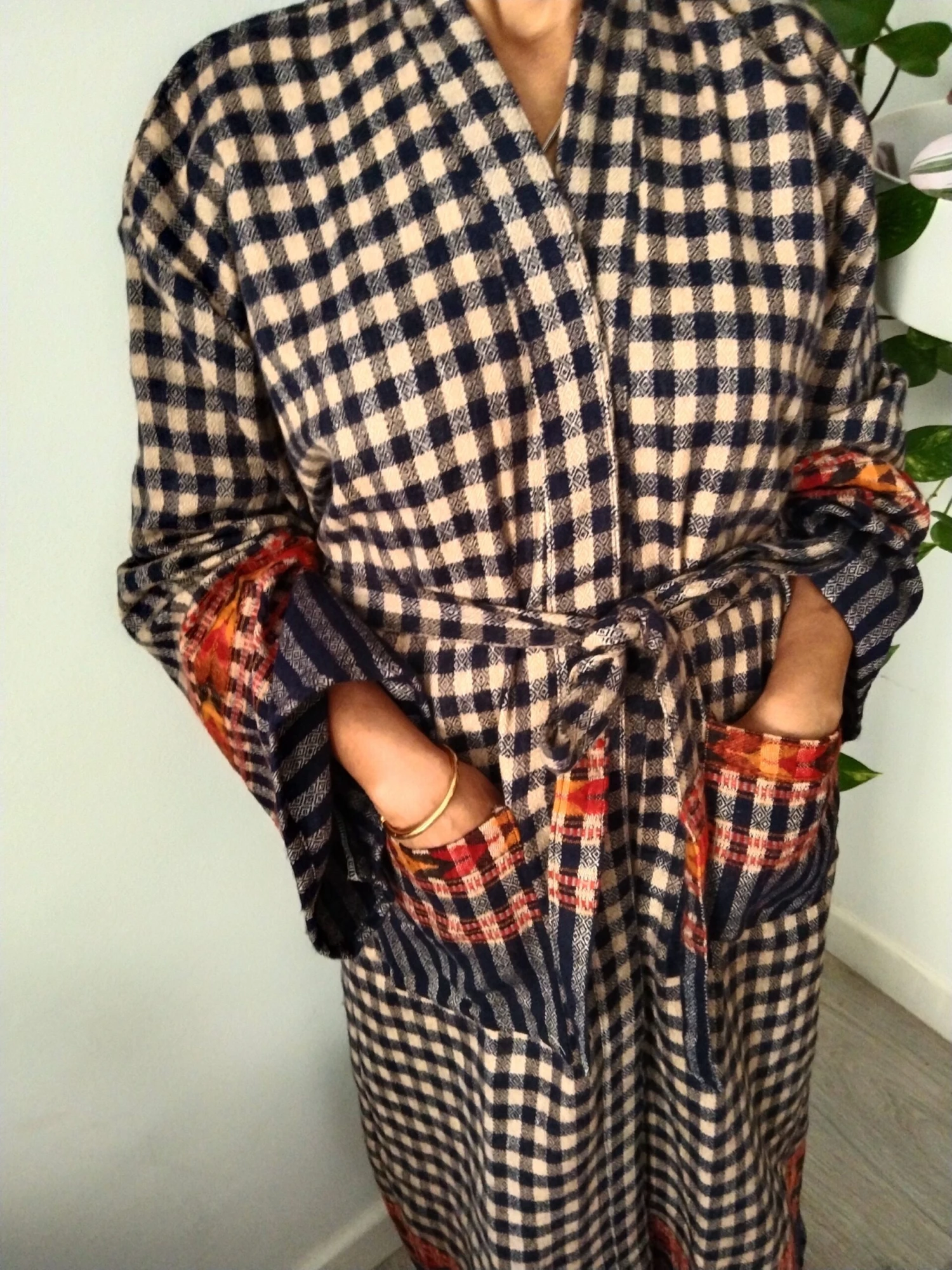 Unisex Wool Robe,winter Robe,mens Robes,gifts For Him, Resort Wear, Loungewear, Christmas Gift,boho Winter Robe,spa Robe,winter Loungewear T 6 Unisex Wool Robe,winter Robe,mens Robes,gifts For Him, Resort Wear, Loungewear, Christmas Gift,boho Winter Robe,spa Robe,winter Loungewear T - Image 4