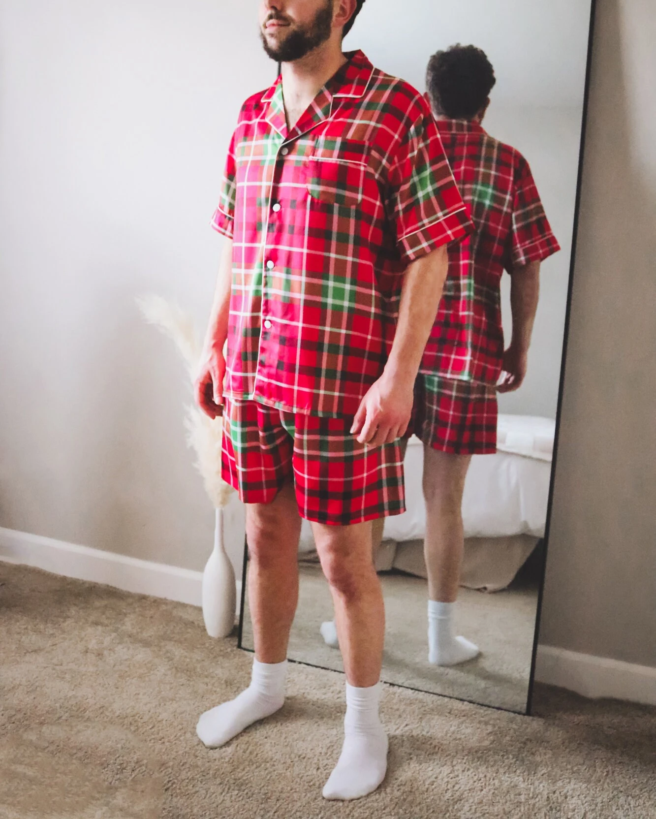 Men's Christmas Pajamas, Plaid Pajamas, Family Pajamas, Matching Pajamas, Family Christmas Pajamas, Xmas, Custom Plaid Pajamas, Men's Pjs 6 Men's Christmas Pajamas, Plaid Pajamas, Family Pajamas, Matching Pajamas, Family Christmas Pajamas, Xmas, Custom Plaid Pajamas, Men's Pjs - Image 4