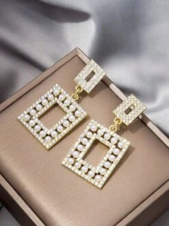 Square Earring,crystal Gold Earrings,pearl Earrings,chandelier Earrings, Rhinestone, Crystal, Gifts For Her, Christmas, Valentines,birthdays 9 Square Earring,crystal Gold Earrings,pearl Earrings,chandelier Earrings, Rhinestone, Crystal, Gifts For Her, Christmas, Valentines,birthdays -Jewellery Paradise il fullxfull.4368507698 r1t9