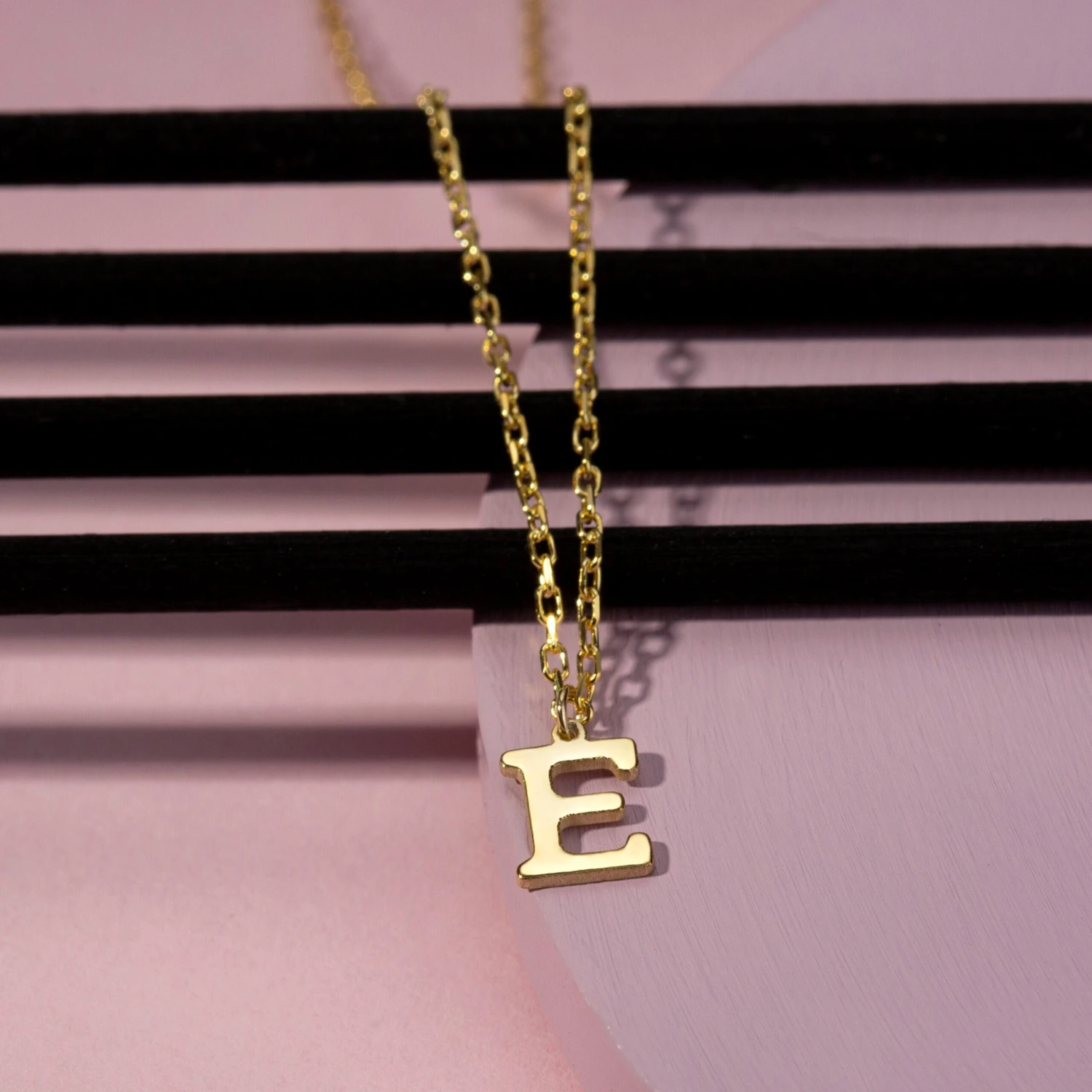 14K Solid Gold Initial Necklace, Letter Necklace, Rose Gold Initial Necklace, Gift For Mothers Day, 14K Gold Letter Necklace, Christmas Gift 10 14K Solid Gold Initial Necklace, Letter Necklace, Rose Gold Initial Necklace, Gift For Mothers Day, 14K Gold Letter Necklace, Christmas Gift - Image 8