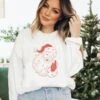 Santa Sweatshirt, Christmas Santa Claus Jumper, Vintage Christmas Sweater, Santa Claus Smiling Retro Christmas Sweatshirts -Jewellery Paradise il fullxfull.4372206040 kcsi