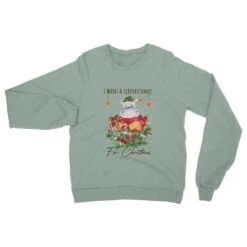 Christmas Hippo Sweatshirt, I Want A Hippopotamus For Christmas, Cute Animal Jumper, Funny Christmas Sweater 13 Christmas Hippo Sweatshirt, I Want A Hippopotamus For Christmas, Cute Animal Jumper, Funny Christmas Sweater -Jewellery Paradise il fullxfull.4372241697 ektt