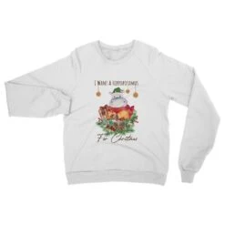 Christmas Hippo Sweatshirt, I Want A Hippopotamus For Christmas, Cute Animal Jumper, Funny Christmas Sweater 11 Christmas Hippo Sweatshirt, I Want A Hippopotamus For Christmas, Cute Animal Jumper, Funny Christmas Sweater -Jewellery Paradise il fullxfull.4372241893 o6dt