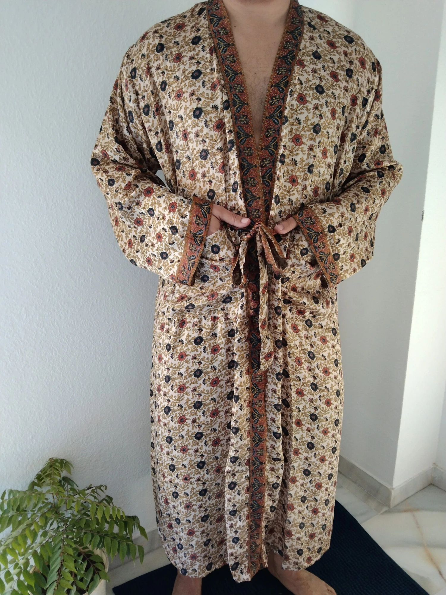 Unisex Robes,silk Blend Robe,mens Robes, Loungewear,resort Wear,Maternity Robe,boho Robe,gifts For Him,gifts For Her, Christmas Gift, 11 Unisex Robes,silk Blend Robe,mens Robes, Loungewear,resort Wear,Maternity Robe,boho Robe,gifts For Him,gifts For Her, Christmas Gift, - Image 9