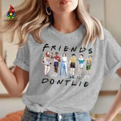 TSHIRT (3607) DON'T LIE Christmas Friends Running Up Eleven Upside Down Strange Kids T-shirt -Jewellery Paradise il fullxfull.4377131328 4frr