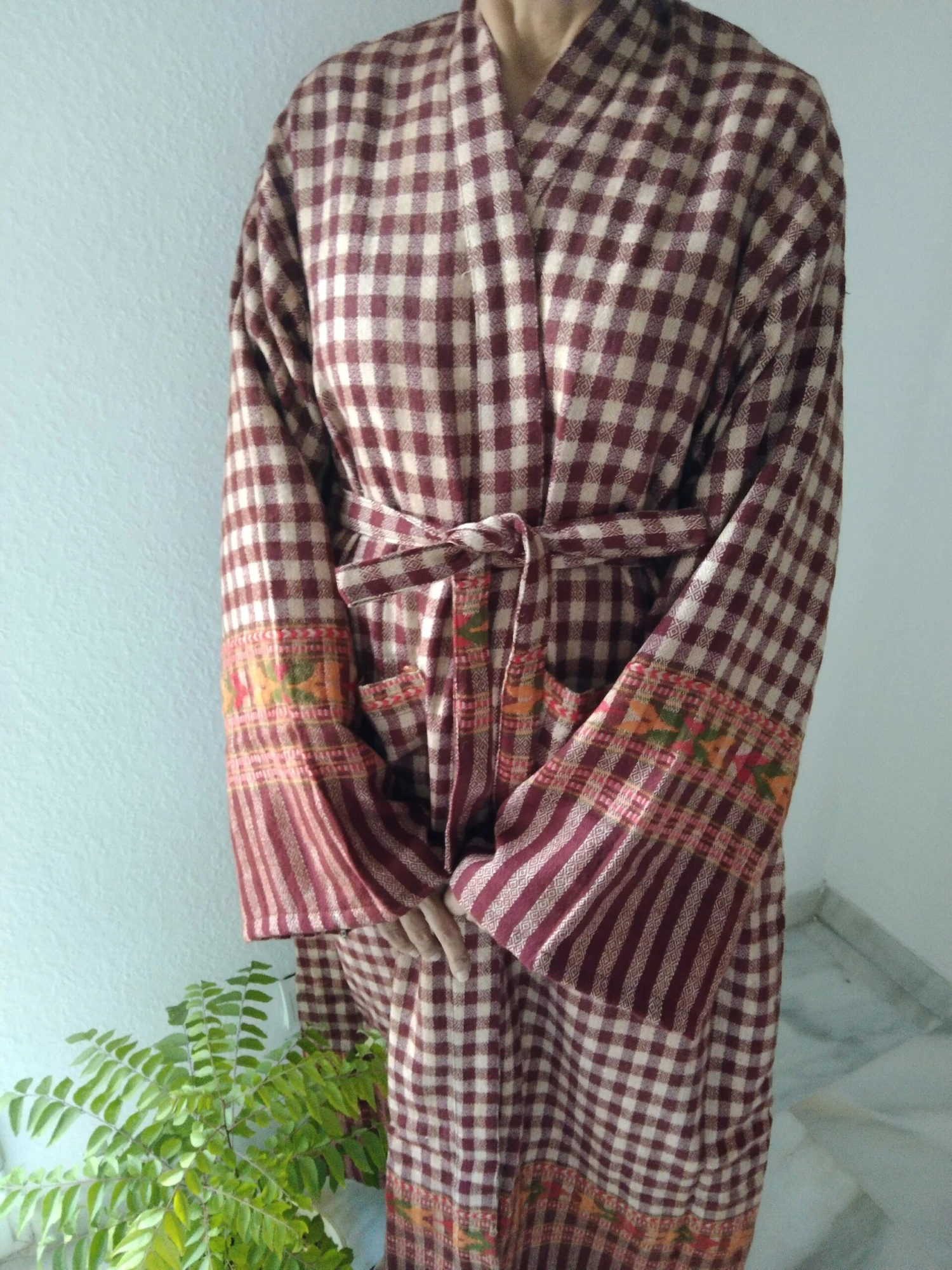 Unisex Wool Blend Robe,woolen Robe, Loungewear,resort Wear,gifts For Her,gifts For Him, Christmas Gift,boho Robe 5 Unisex Wool Blend Robe,woolen Robe, Loungewear,resort Wear,gifts For Her,gifts For Him, Christmas Gift,boho Robe - Image 3