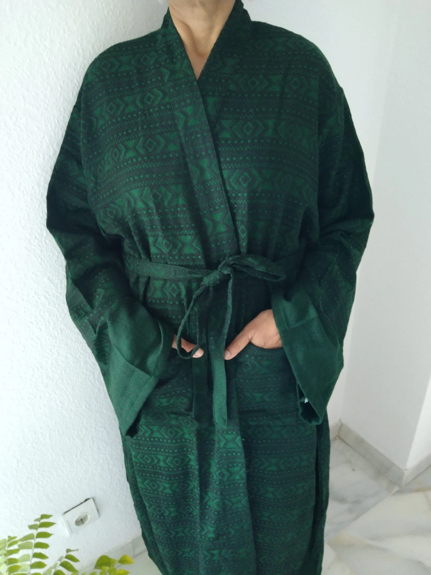 Unisex Woolen Robe,mens Robes,Wool Blended Robe, Loungewear,resort Wear,boho Robe, Christmas Gift,gifts For Him,gifts For Her 8 Unisex Woolen Robe,mens Robes,Wool Blended Robe, Loungewear,resort Wear,boho Robe, Christmas Gift,gifts For Him,gifts For Her - Image 6