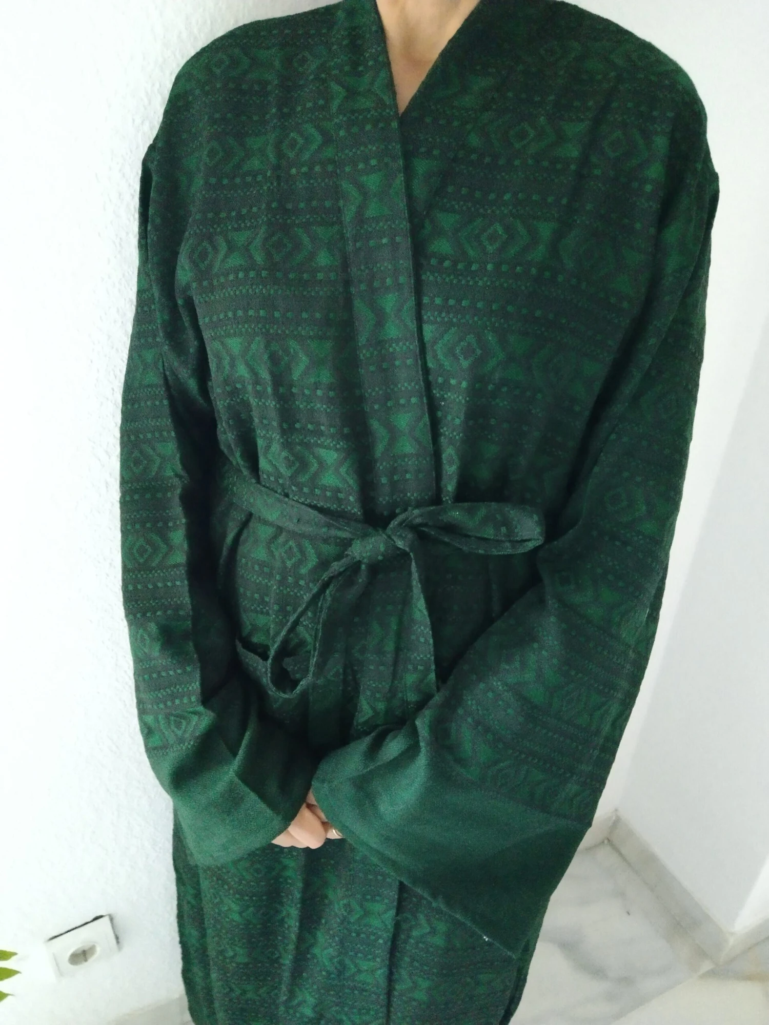 Unisex Woolen Robe,mens Robes,Wool Blended Robe, Loungewear,resort Wear,boho Robe, Christmas Gift,gifts For Him,gifts For Her 9 Unisex Woolen Robe,mens Robes,Wool Blended Robe, Loungewear,resort Wear,boho Robe, Christmas Gift,gifts For Him,gifts For Her - Image 7