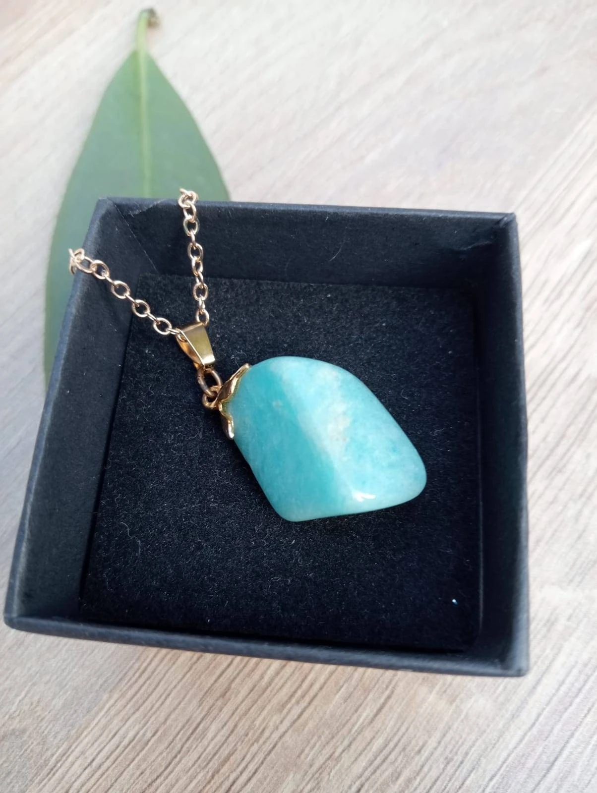 Natural Polished Amazonite Pendant, Cube Shaped Amazonite Pendant, Gold Plated Necklace, Perfect Gift For Christmas Or Birthday 3 Natural Polished Amazonite Pendant, Cube Shaped Amazonite Pendant, Gold Plated Necklace, Perfect Gift For Christmas Or Birthday