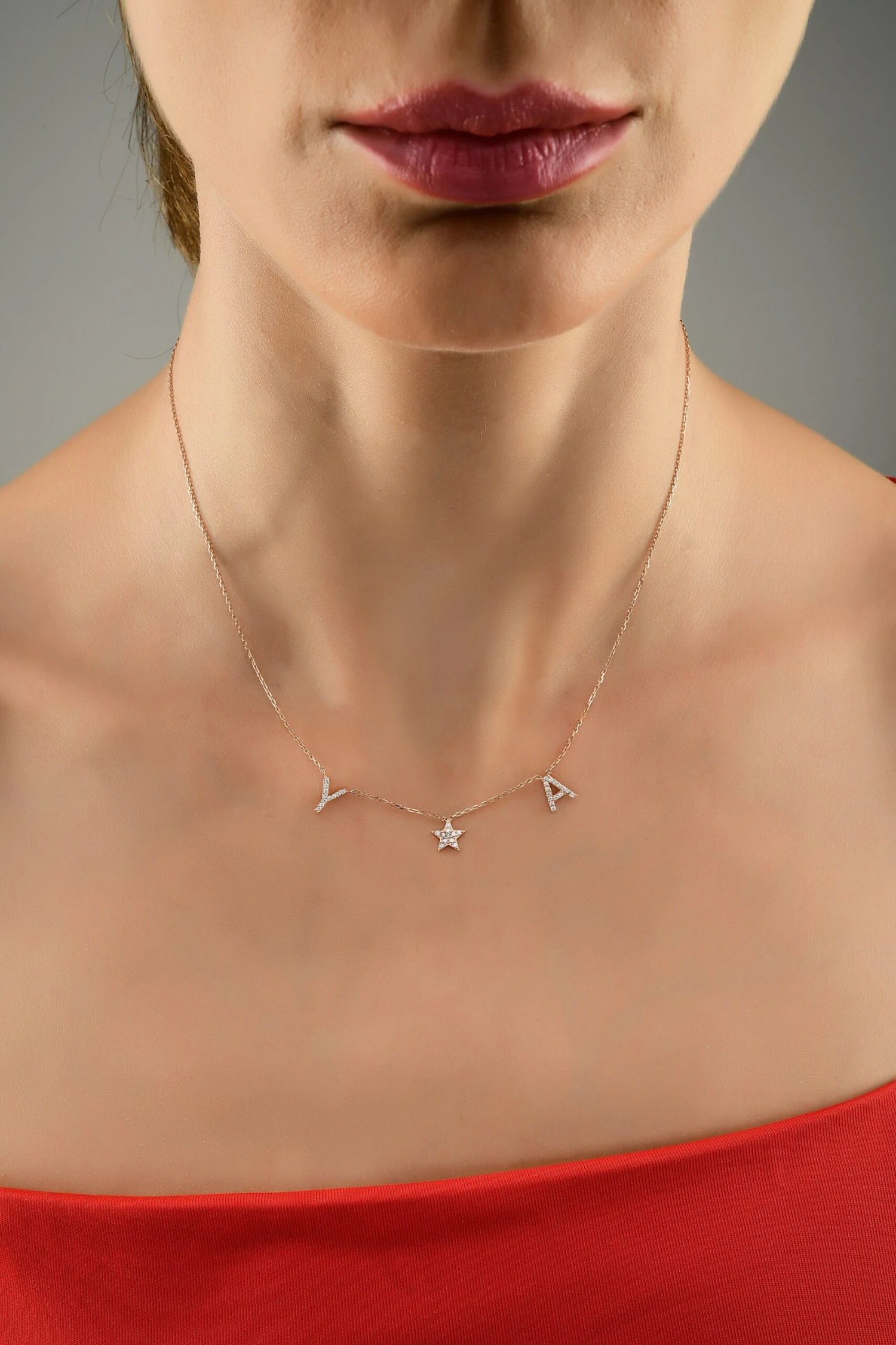 Pave Initial Necklace,Personalised 14K Gold Plated Initial Necklace,Christmas Gift Her,Valentine’s Day Gift,Mothers Day Gift,Birthday Gift 5 Pave Initial Necklace,Personalised 14K Gold Plated Initial Necklace,Christmas Gift Her,Valentine’s Day Gift,Mothers Day Gift,Birthday Gift - Image 3