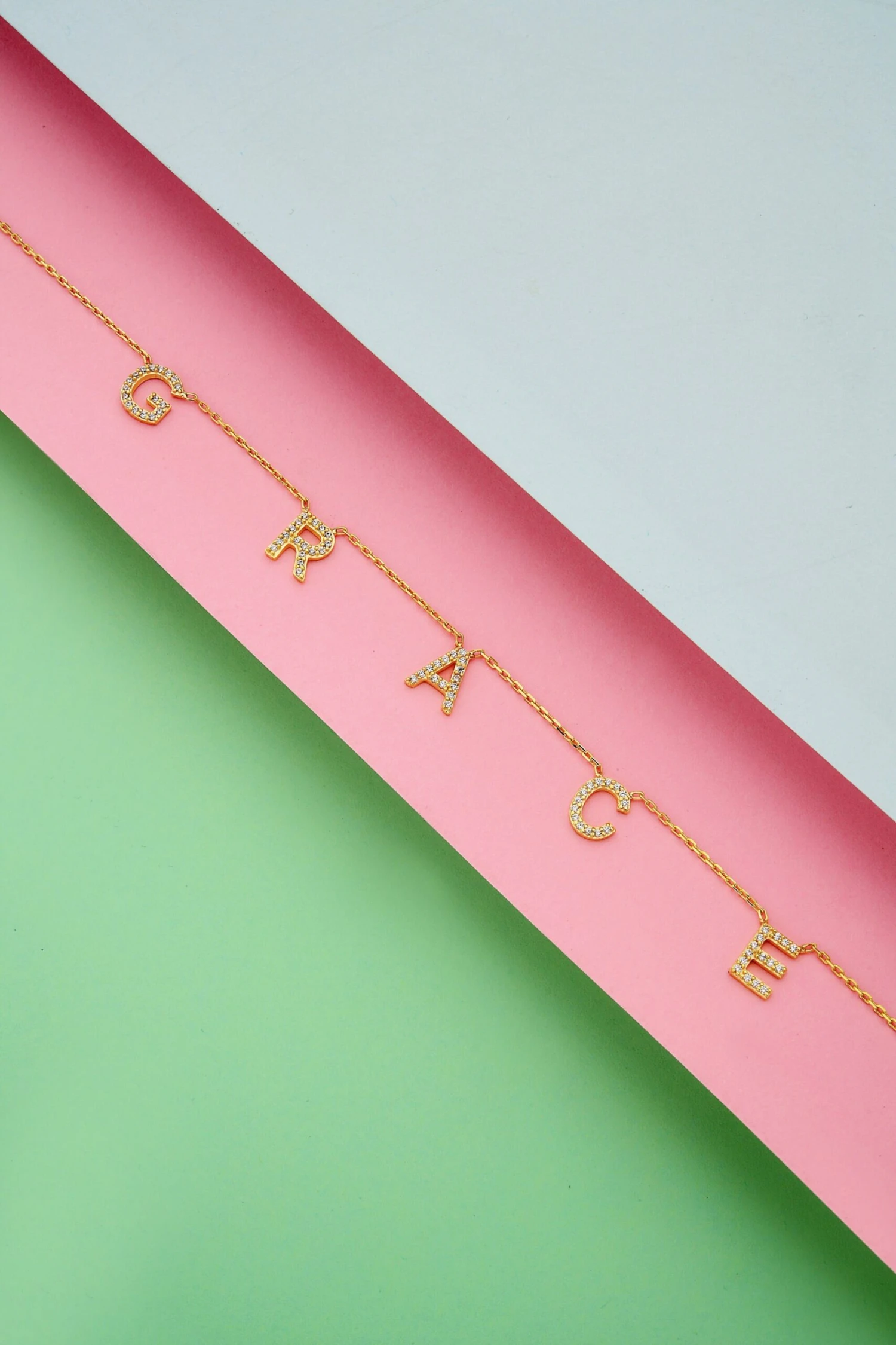 Pave Initial Necklace,Personalised 14K Gold Plated Initial Necklace,Christmas Gift Her,Valentine’s Day Gift,Mothers Day Gift,Birthday Gift 10 Pave Initial Necklace,Personalised 14K Gold Plated Initial Necklace,Christmas Gift Her,Valentine’s Day Gift,Mothers Day Gift,Birthday Gift - Image 8