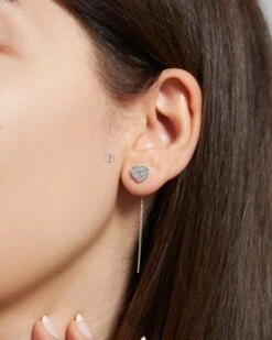 Heart Chandelier Earrings For Women, 925 Silver Handmade Jewelry, Christmas Gift, Minimalist Earring, Best Friend Birthday Gift -Jewellery Paradise il fullxfull.4384686356 tji1