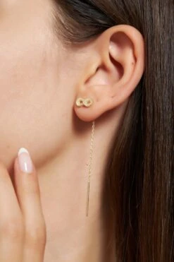 Infinity Sign Chandelier Earrings For Women, 925 Silver Handmade Jewelry, Christmas Gift, Minimalist Earring, Best Friend Birthday Gift -Jewellery Paradise il fullxfull.4384712602 cib0