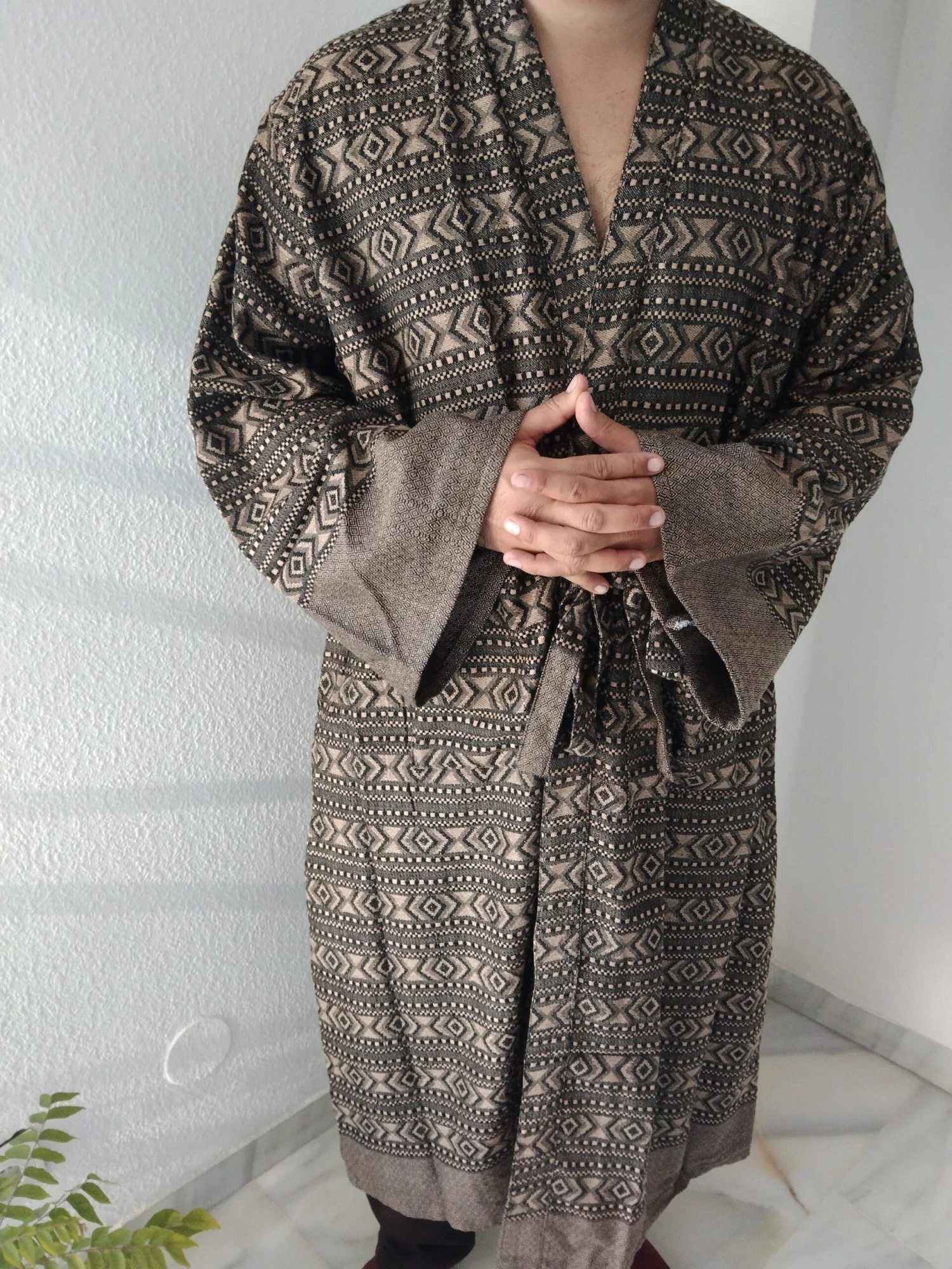 Unisex Robe,woolen Robe,winter Robe, Loungewear, Resort Wear, Christmas Gift,gifts For Her,Gifts For Him,boho Robe 12 Unisex Robe,woolen Robe,winter Robe, Loungewear, Resort Wear, Christmas Gift,gifts For Her,Gifts For Him,boho Robe - Image 10