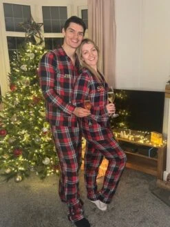Personalised Christmas Pyjamas For All The Family In Tartan