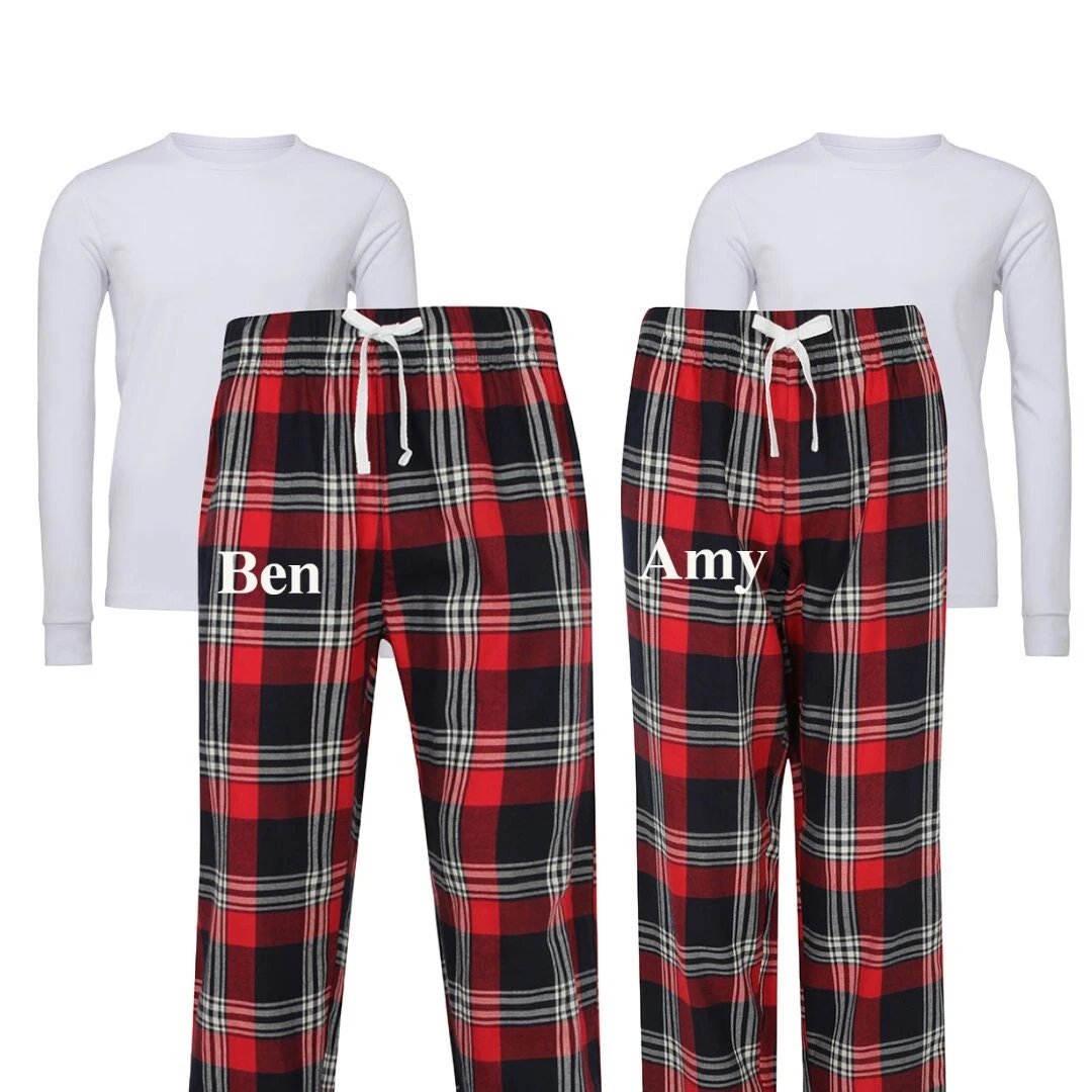 Matching Couples Christmas Pyjamas, Personalised Pyjama Sets , Mr And Mrs Matching Couples Gift, 1st Christmas As Family , Couple First Xmas 3 Matching Couples Christmas Pyjamas, Personalised Pyjama Sets , Mr And Mrs Matching Couples Gift, 1st Christmas As Family , Couple First Xmas